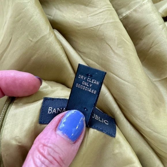 Banana Republic Sleeveless Mini Mod Jumper Style Dress Womens Sz 10 Yell… - Picture 8 of 8